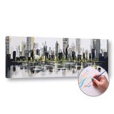 Maľovanie podľa čísel MESTO – stredná náročnosť | rôzne rozmery a možnosť rámovania